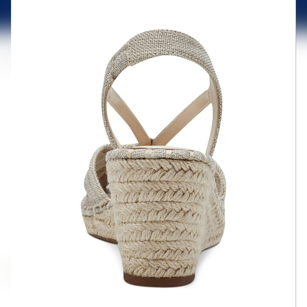 NEW CHARTER CLUB | $60 Kika Metallic Wedge Sandal - Picture 3 of 3